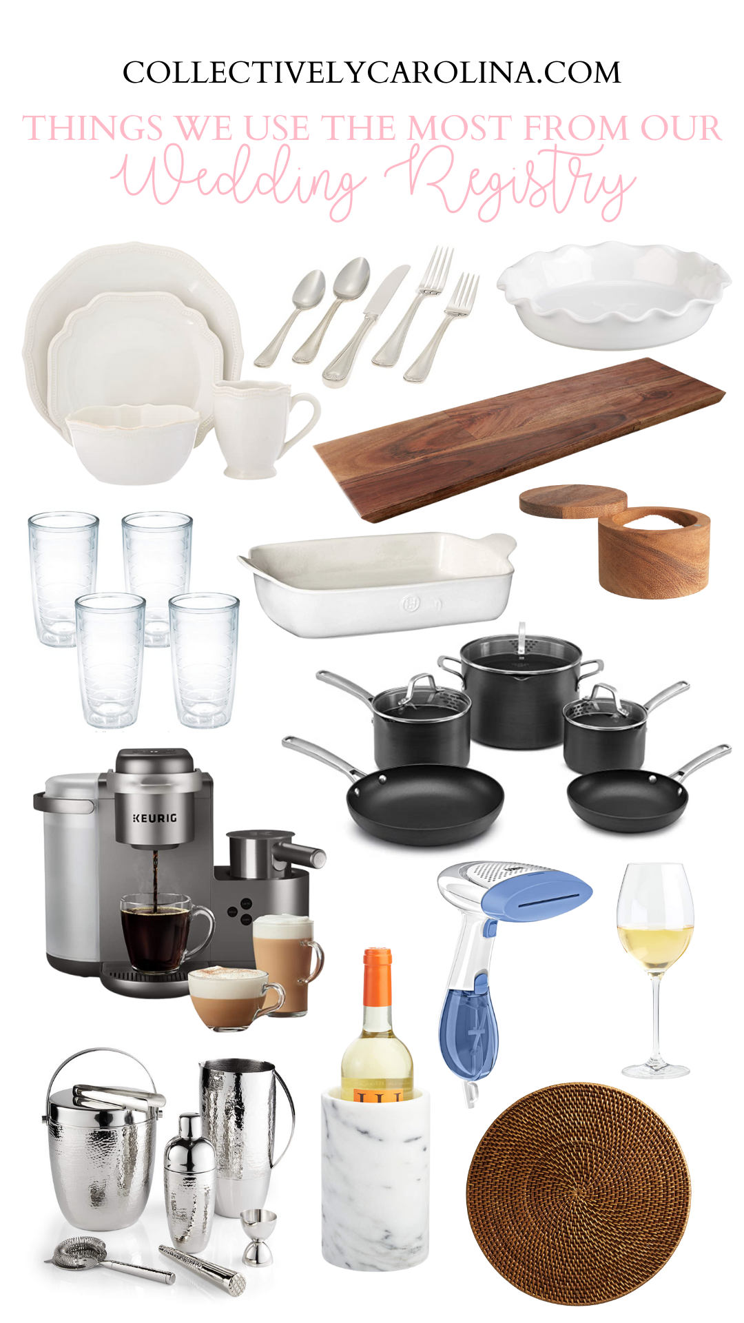 Wedding  Most Used Registry Items - Oh So Glam