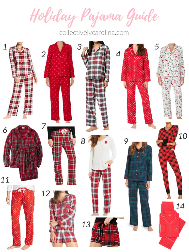 Holiday Pajama Guide • Collectively Carolina